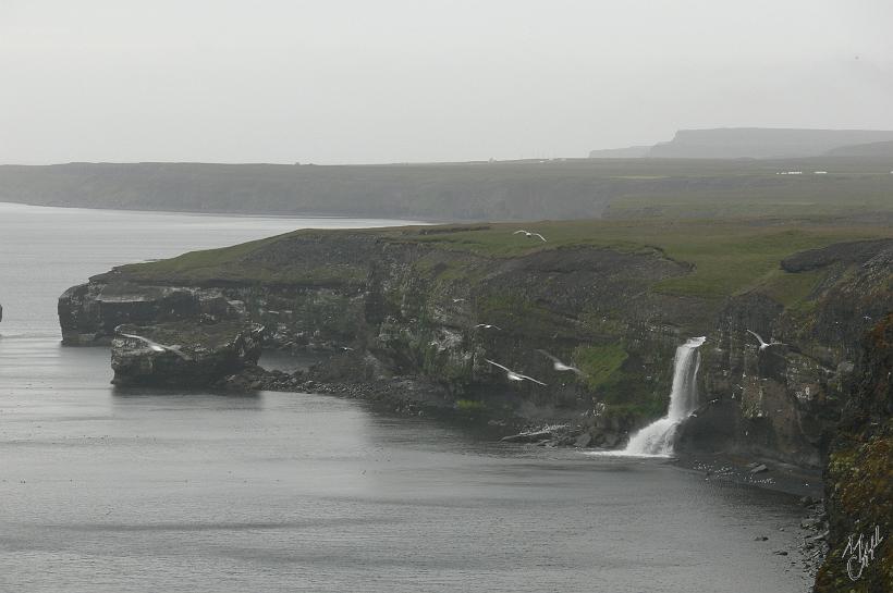 060730_Islande_KalfshamarsvikOuest_242.JPG - Des cascades qui se jettent dans la mer près de Kalfshamarsvik (côte ouest de l'île)