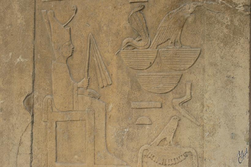 IMG_4329.JPG - Le cartouche d'un roi sur les parois d'un temple.